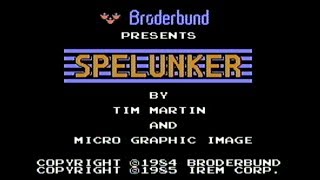 Spelunker  NES Gameplay [upl. by Nanci]