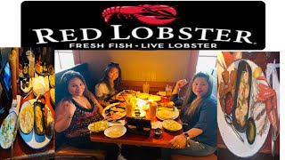 RED LOBSTER MUKBANG  ADMIRAL FEAST  FilAm life in America [upl. by Rachaba]