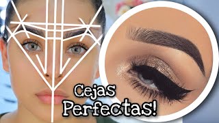 CEJAS PERFECTAS DISEÑO DEPILACION Y MAQUILLAJE  PARA TODA FORMA DE ROSTRO [upl. by Gaither]