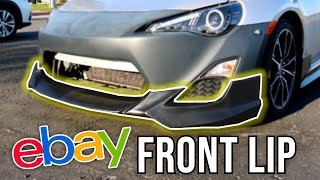 EBAY 5 Style Front Lip Install  FRS Front Bumper Conversion [upl. by Caine]