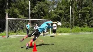 GOALKEEPER CAMP 2016  PART TWO  Goalkeeper training  GK PAST [upl. by Tsepmet]