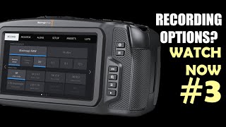 3 Best Recording Options on BMPCC 4K6K [upl. by Ressler368]