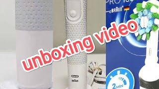 OralB chargeable toothbrush unboxing video Shivi2018 [upl. by Chil]