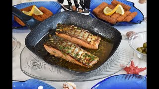 Losos fileti recepti i blitva s krumpirom  Salmon Fillet Recipes amp Mangel with Potato [upl. by Uoliram703]