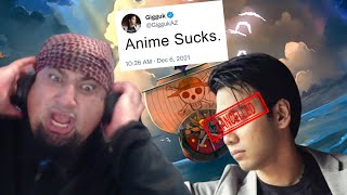 UZUMAKI KHAN REACTION TO GIGGUK CALLING ONE PIECE GARBAGE [upl. by Bondy]