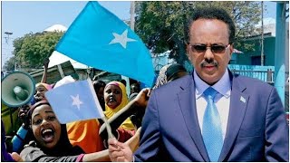 DAAWO Farmaajo Taageero Shacab Ayuu Heestaa Lakin Mw Xasan Shacabka Ma Jecla Wuu Fashilmay WAREYSI [upl. by Lynett]