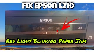 Epson L210 Service Required Solution [upl. by Atinaw463]