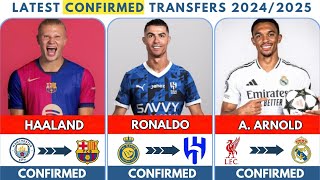 LATEST CONFIRMED TRANSFERS AND RUMOURS  TRANSFER NEWS 20242025 [upl. by Yhcir]