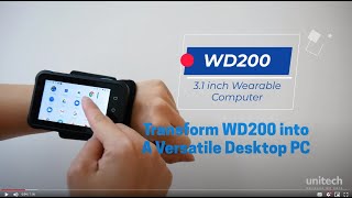 【Wearable Computer】Transform WD200 into a versatile desktop PC [upl. by Yllatan403]