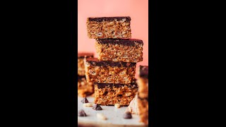 Easy Vegan Scotcheroos No Bake  Minimalist Baker Recipes [upl. by Nahgaem]