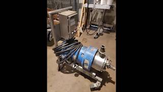 SILVERSON MODEL 450 LS HIGH SHEAR INLINE MIXER HOMOGENIZER [upl. by Hnilym]