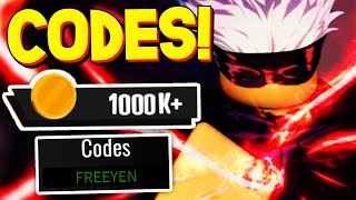 NEW CODES ALL WORKING CODES in JUJUTSU TYCOON CODES ROBLOX [upl. by Otis]