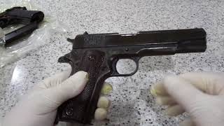 Removing guns from vacuum sealed bags after 4 years [upl. by Hanover]