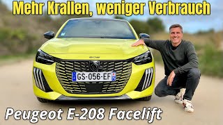 Peugeot E208 GT Kleinwagen mit Facelift und neuem Antrieb  Test  Review  Preis  2024 [upl. by Nitaf]