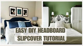 Transform Your Headboard with a Slipcover DIY [upl. by Shaylyn]