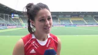 Sam Quek  Hockey World Cup postmatch interview [upl. by Anikes]