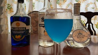 ¿Cómo hacer el Cóctel Margarita Azul  Bebidas con Tequila [upl. by Germano]