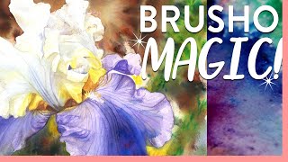 Brusho by Colourcraft REVIEW  Trying Watercolor Pigment Crystals for the First Time [upl. by Dranyer]