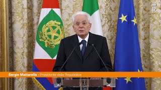 Mattarella quotLa giustizia amministrativa rafforza la democraziaquot [upl. by Merrili]