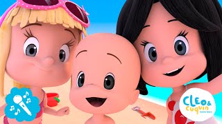 Vamos a la playa con Cleo y Cuquín  Nueva canción infantil  Familia Telerín [upl. by Tselec817]