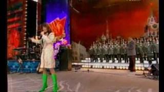 Королёва  Три танкиста 9 мая 2008 russian military march music [upl. by Nyre]