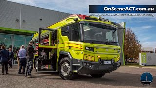 ACT launches new plugIn Hybrid Electric Fire Truck [upl. by Awahsoj]