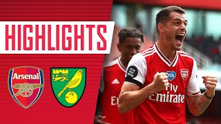 HIGHLIGHTS  Arsenal 40 Norwich  Premier League  July 1 2020 [upl. by Kevan]