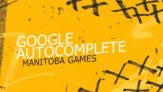 Manitoba Games Autocomplete Interview [upl. by Melamie957]