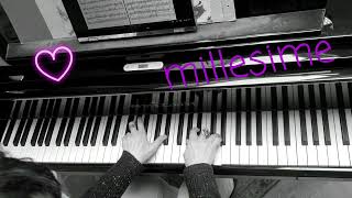 MILLESIME Pascal Obispo piano cover [upl. by Osbert]