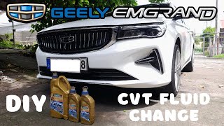 Geely Emgrand 2022 CVT Fluid Change [upl. by Melcher]