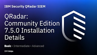 QRadar Community Edition 750 Installation Details [upl. by Ymeraj]