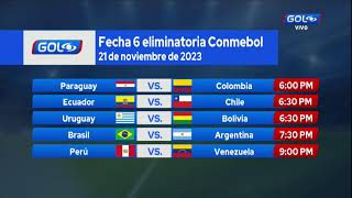 Así va la Eliminatoria EN VIVO en Gol Caracol análisis y resumen de la fecha 5 de la Eliminatoria [upl. by Olnee708]