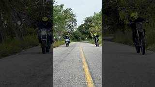 Yamaha MT03 Vs Yz125 race dragrace [upl. by Toomin]