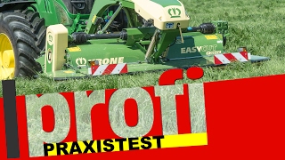 Krone EasyCut F 320 CV  Frontmähaufbereiter im profi Praxistest [upl. by Nomled]