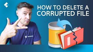 How to Delete a Corrupted File in Windows [upl. by Ardnnaed]