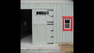 How to build Barn or Garage Swing out Doors [upl. by Jez]