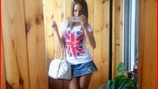 Jean Skirt  Union Jack Outfit Of The Day♡OOTD 40 [upl. by Thielen]