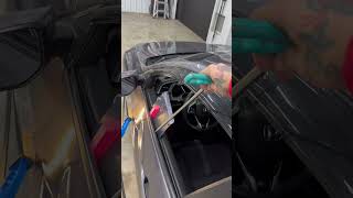 Huge door dent repair with pdr [upl. by Frodeen324]