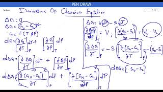 DERIVATIVE OF CLAUSIUS CLAPEYRON EQUATION [upl. by Hinze]