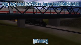 Big Boy and DD55 in Japanese Midlands Trainz [upl. by Puna]