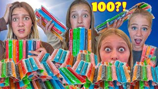 WHO Can EAT the most OTTER POPS CHALLENGE w The Shumway Show [upl. by Granny452]