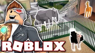 Making my OWN ZOO in Roblox ALL ANIMALS [upl. by Anuaf215]