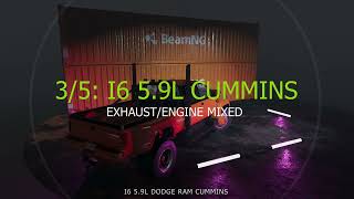 BeamNG Engine Soundpack V11 Release  20 Sounds available [upl. by Htiekram]