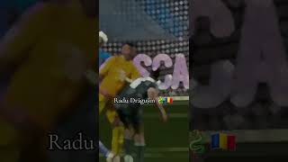 Dragonul din defensiva României Radu Drăgușin football Drăgușin romania [upl. by Naffets]