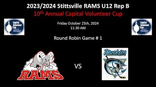 U13 RAMS 10th Annual Volunteer Cup  Game 01  Lindsay Muskies [upl. by Dihsar927]