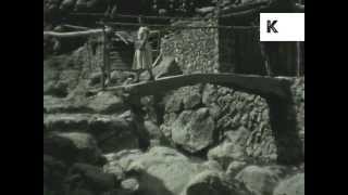 1950s Majorca Spain Black and White 16mm Home Movies [upl. by Wolcott]