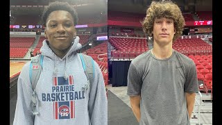 Highlights of 2025 C Will Garlock and 2025 SF LaTrevion Fenderson at Wisconsins Advanced Camp [upl. by Cairns]