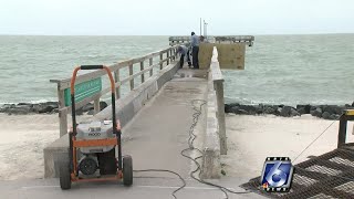 City closes Cole Park Pier to the public [upl. by Hasin421]