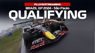 LIVE F1 Data Brazil GP 2024 Interlagos São Paulo Qualifying  Formula 1 Commentary [upl. by Brick]