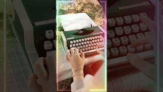 Manual Typewriter । টাইপরাইটার মেশিন কী  কিভাবে কাজ করে  typewriters shortsfeed shortsviral [upl. by Areid689]